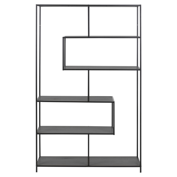 Regał Seaford XV czarny - ACTONA